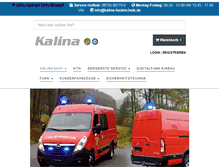 Tablet Screenshot of kalina-funktechnik.de
